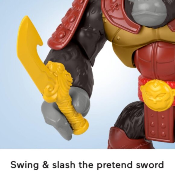 Fisher-Price Imaginext Preschool Toy Silverback Gorilla Smash 8-in Figure - Picture 3 of 7